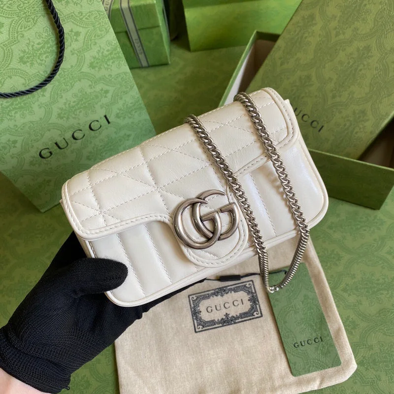 Women Gucci bags with a magnetic snap closure for easy accessBC - GUCCI BAGS - 2084