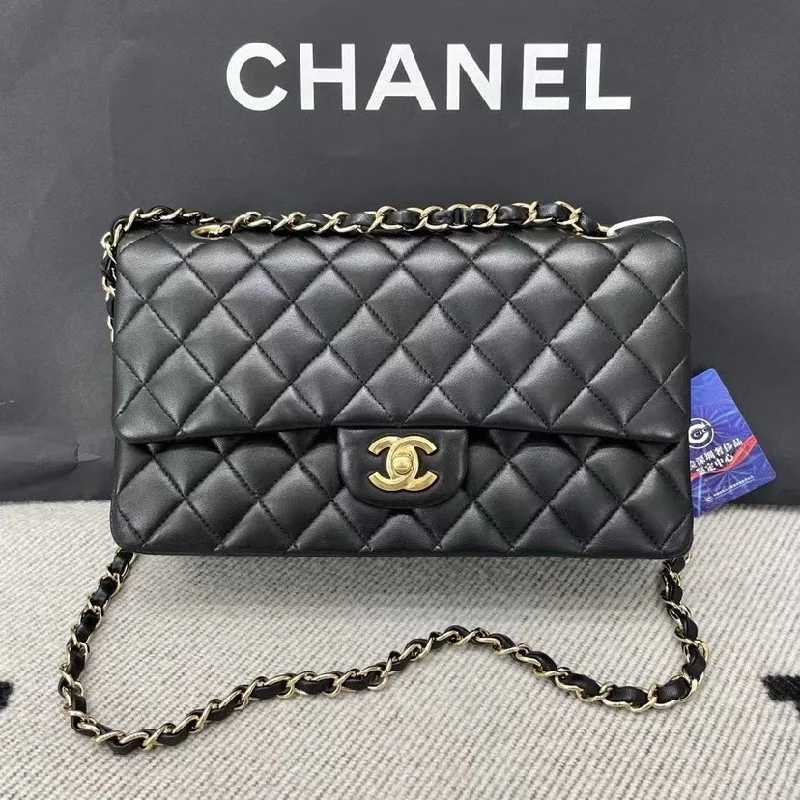 Chanel All - Match Handbag for Versatile StylingChanel Cf Lambskin Size Medium Full Set (Sticker 14xxx)