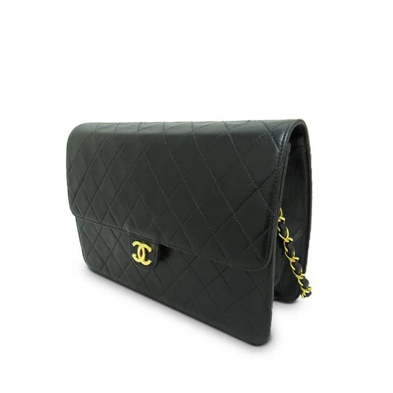 Chanel bags for women who love timeless fashionCHANEL CC Quilted Lambskin Single Flap Crossbody Bag