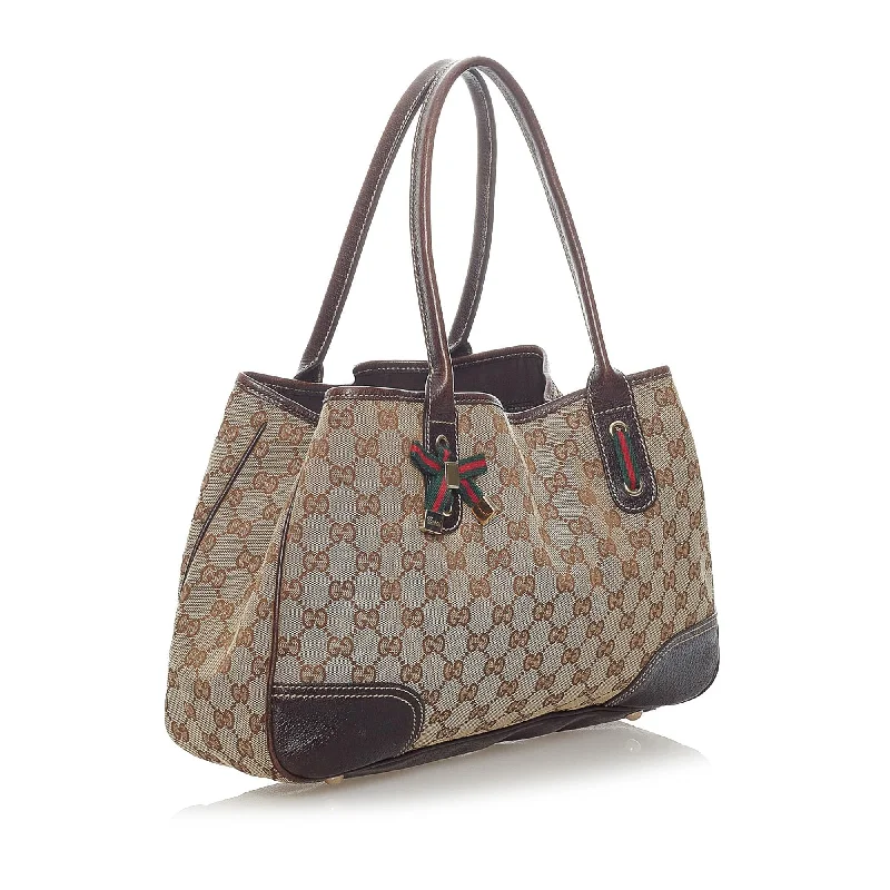 Medium - sized Women Gucci handbags for everyday useGucci GG Canvas Princy Tote Bag (32390)