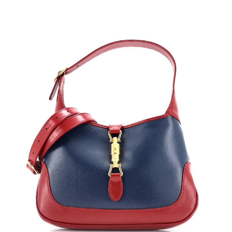 Ladies Gucci shoulder bags with a wide - width strapJackie 1961 Hobo Leather Small