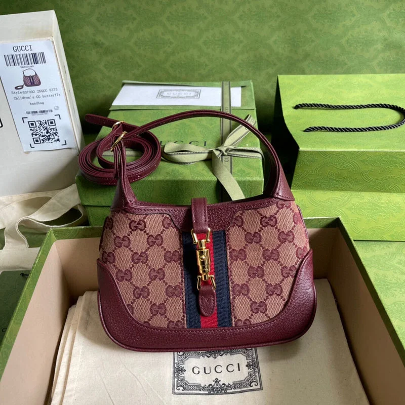 Women Gucci crossbody bags with a woven leather strapBC - GUCCI BAGS - 2058