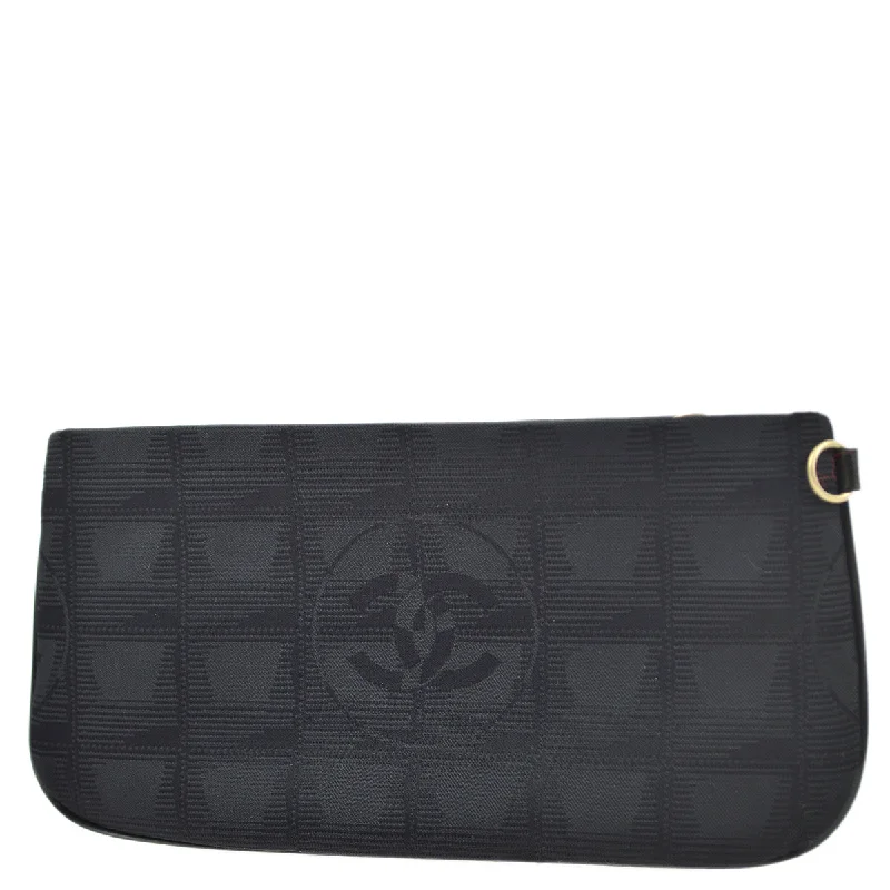 Chanel Lightweight Handbag for Daily ErrandsChanel Black New Travel Line Pouch Bag