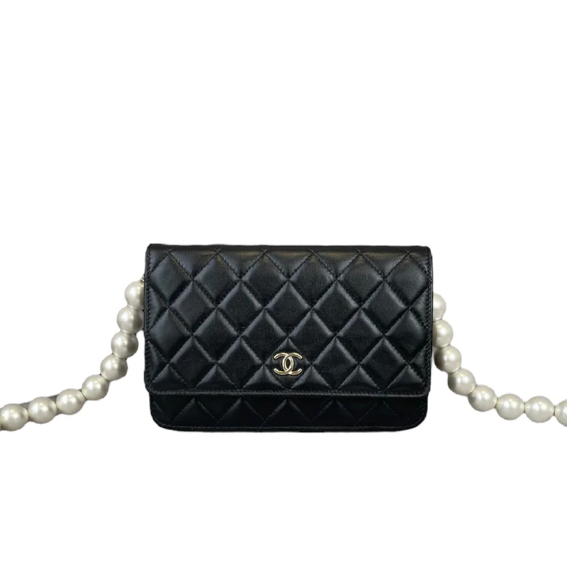 Chanel bags for those who value investment piecesTimeless WOC Quilted Lambskin Large Pearls