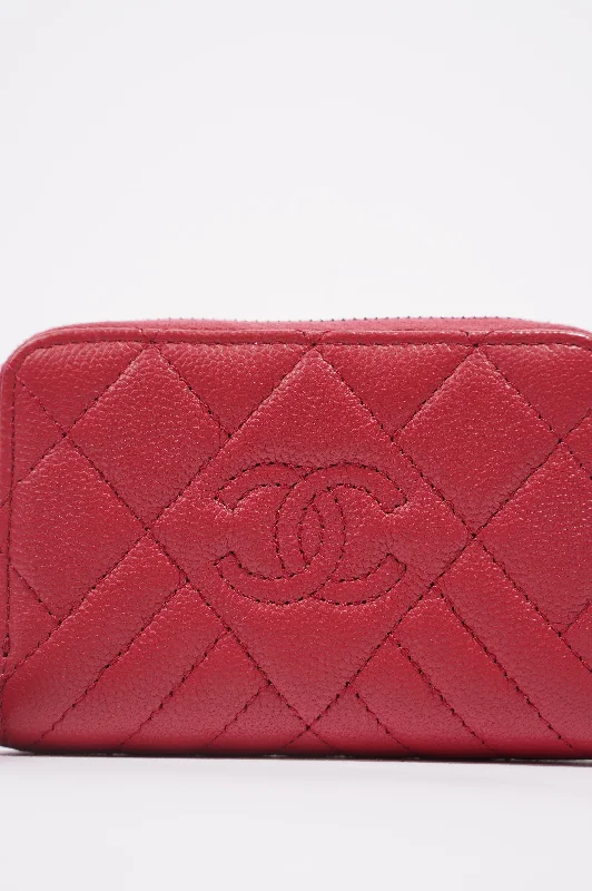 Chanel bags for women with minimalist styleChanel Womens Zippy Coin Wallet Pink Caviar Leather