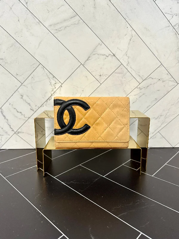 Chanel bags perfect for everyday elegChanel CC Cambon Tan Quilted Leather Wallet