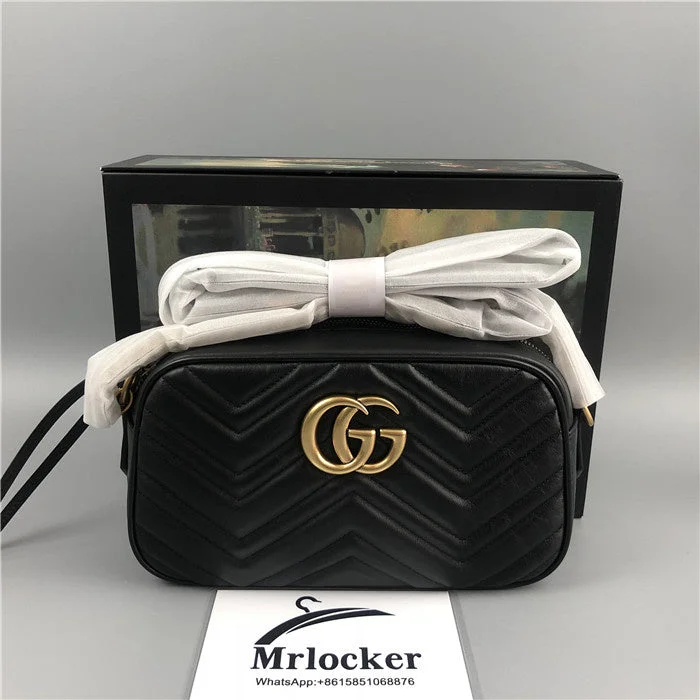 Women Gucci bags with a chain - link trim and a leather bodyWF - Gucci Bags - 318