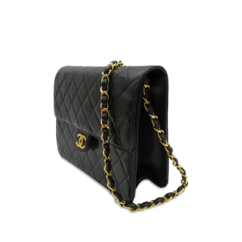 Chanel bags for a polished and professional appearanceCHANEL CC Quilted Lambskin Single Flap Crossbody Bag