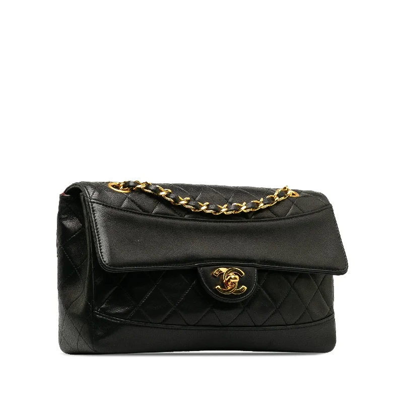 Chanel bags with gold, silver, and pearl accentsCHANEL CC Matelasse Lambskin Flap Crossbody Bag