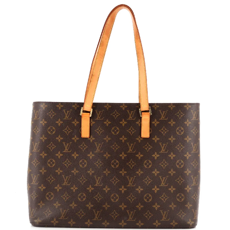 Louis Vuitton crossbody bags with a woven leather strap for textureLuco Handbag Monogram Canvas