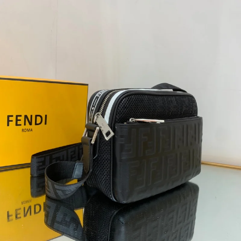 Fendi bags with a detachable mobile phone holder for on - the - go connectivityFendi Luxury Bag - FED - 146