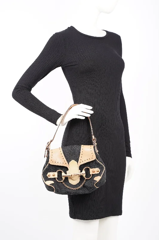 Small - sized Women Gucci shoulder bags for evening outingsGucci Womens Vintage Sac A Main Black / Brown