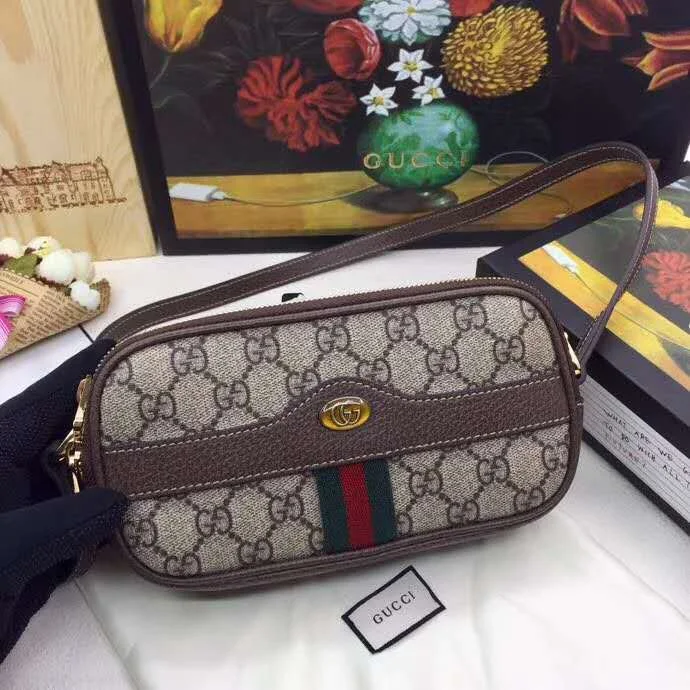 Women Gucci crossbody bags with a woven leather strapBC - GUCCI BAG - 597