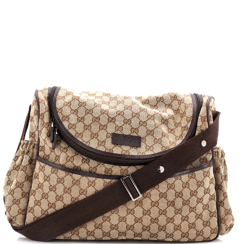 Gucci handbags for women with a beaded trimDiaper Crossbody Bag GG Canvas