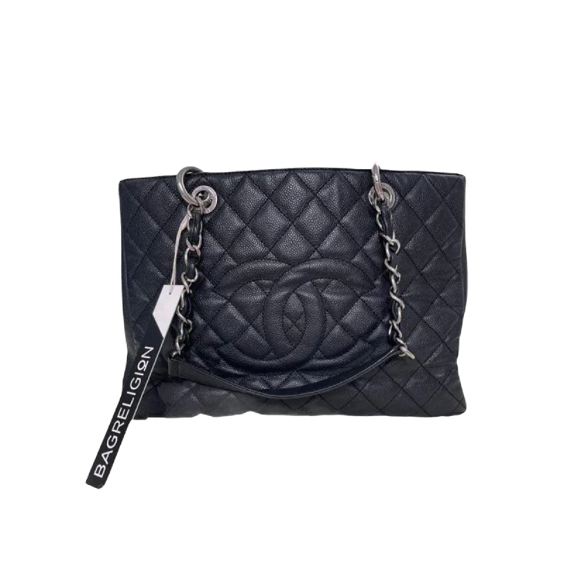 Chanel New Arrival Handbag with Gold HardwareGST Caviar Tote Bag Black SHW