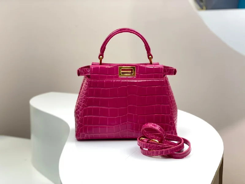 Ladies Fendi Peekaboo bags with a back - pocket organizer for better organizationFendi Luxury Bag - FED - 198