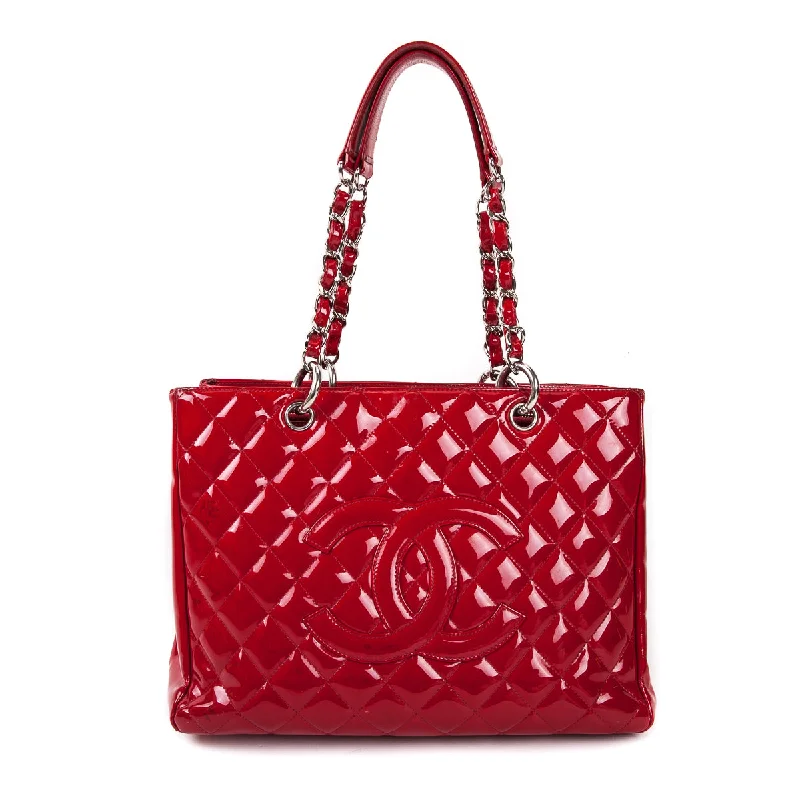 Chanel bags with the perfect balance of luxury and functionalityQuilted Red Patent GST