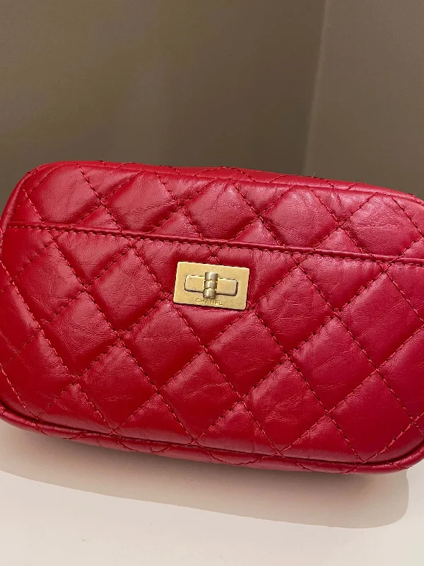 Chanel bags with the perfect balance of luxury and functionalityChanel Quilted 2.55 Reissue Camera Bag Red Aged Calfskin