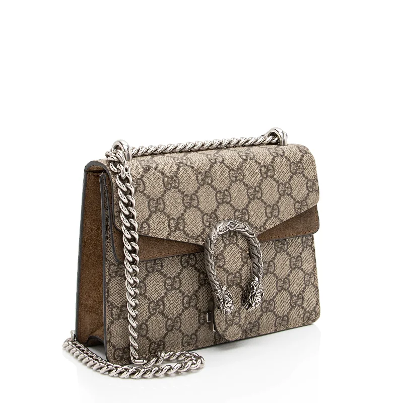 Gucci Marmont bags for women with a contrast - colored interiorGucci GG Supreme Dionysus Mini Bag (De7dXT)