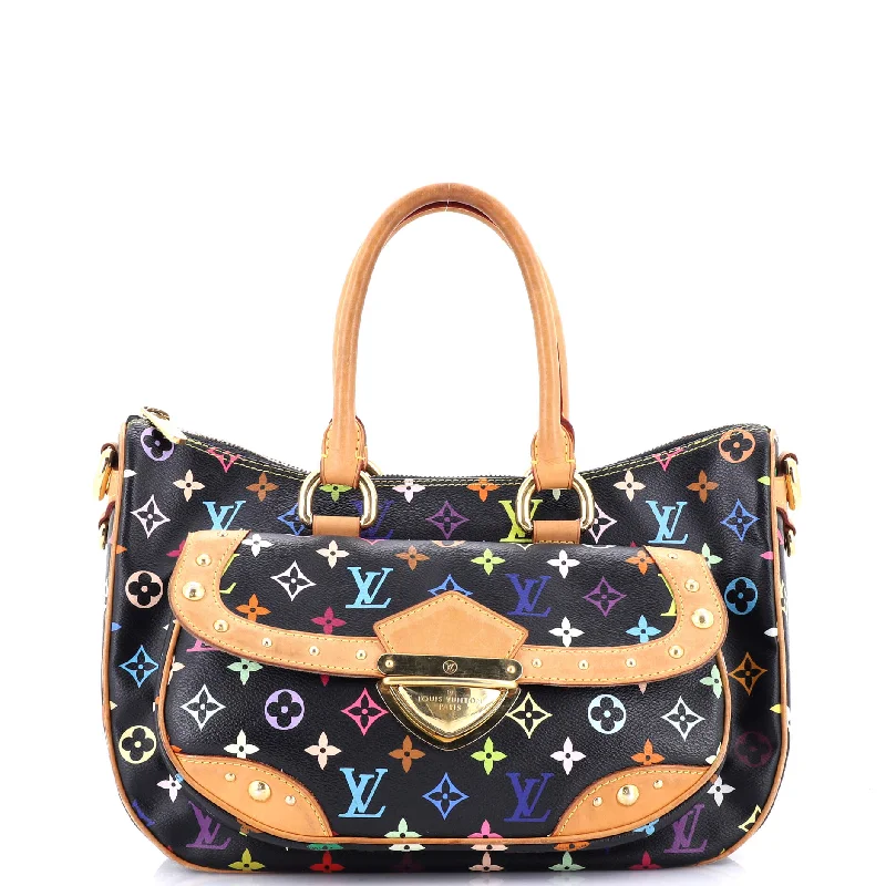 Louis Vuitton Petite Malle bags with a hard - shell structure for uniquenessRita Handbag Monogram Multicolor