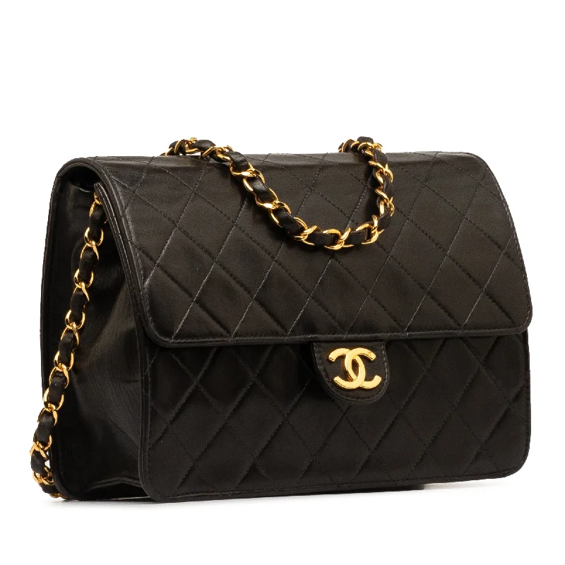 Chanel All - Match Handbag for Versatile StylingCHANEL CC Quilted Lambskin Shoulder Bag