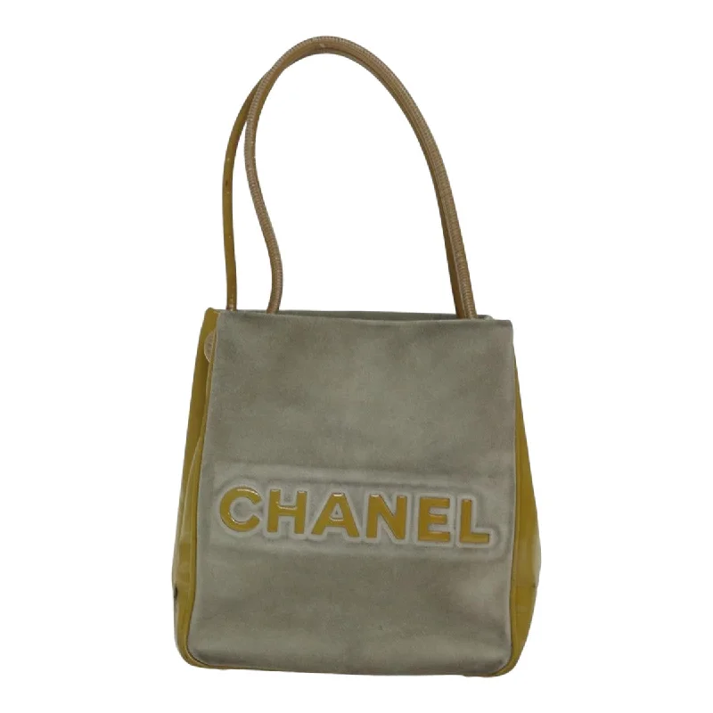 Chanel bags for women with minimalist styleCHANEL Camelia Tote Bag Suede Yellow CC  bs16253