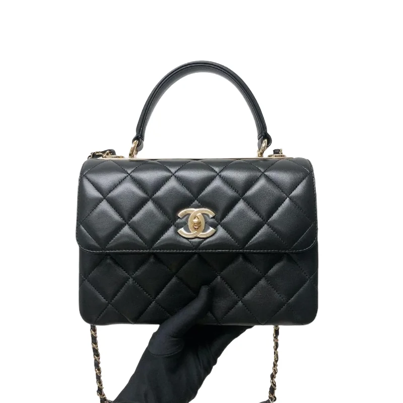 Chanel bags with gold, silver, and pearl accentsSmall Trendy CC in Lambskin Leather with GHW