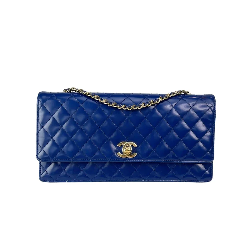 Chanel bags with gold, silver, and pearl accentsSeasonal Flap Electric Blue GHW