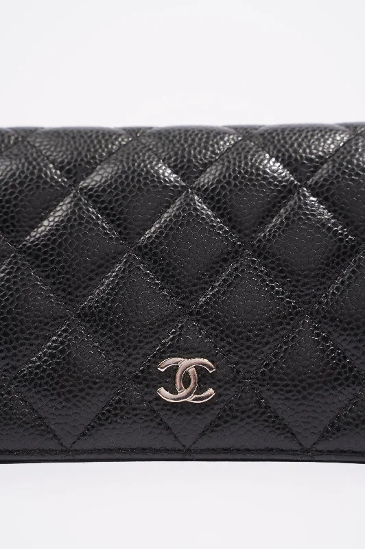 Chanel bags in luxury boutiques worldwideChanel Womens Caviar Leather Purse Black