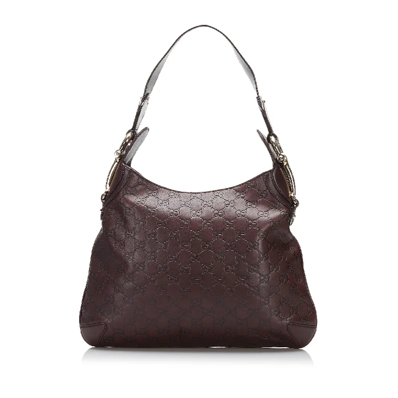 Gucci Marmont bags for women with a snakeskin - effect panelGuccissima Horsebit Creole Hobo Hobo Bag