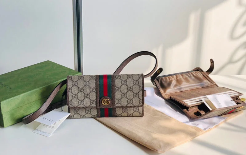 Women Gucci Sylvie bags with a crystal - embellished web stripeGucci Bags -  Luxury Bags  1442