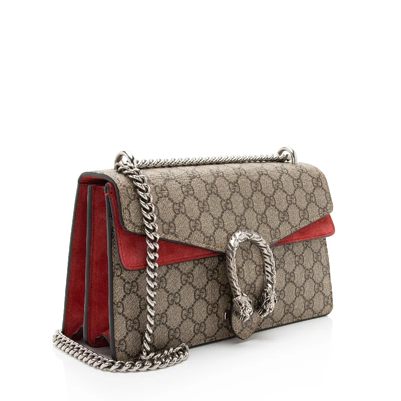 Small - sized Women Gucci shoulder bags for evening outingsGucci GG Supreme Dionysus Small Shoulder Bag (pcVfH1)