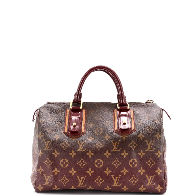 Ladies Louis Vuitton shoulder bags with a tassel decoration for charmSpeedy Handbag Limited Edition Monogram Mirage 30