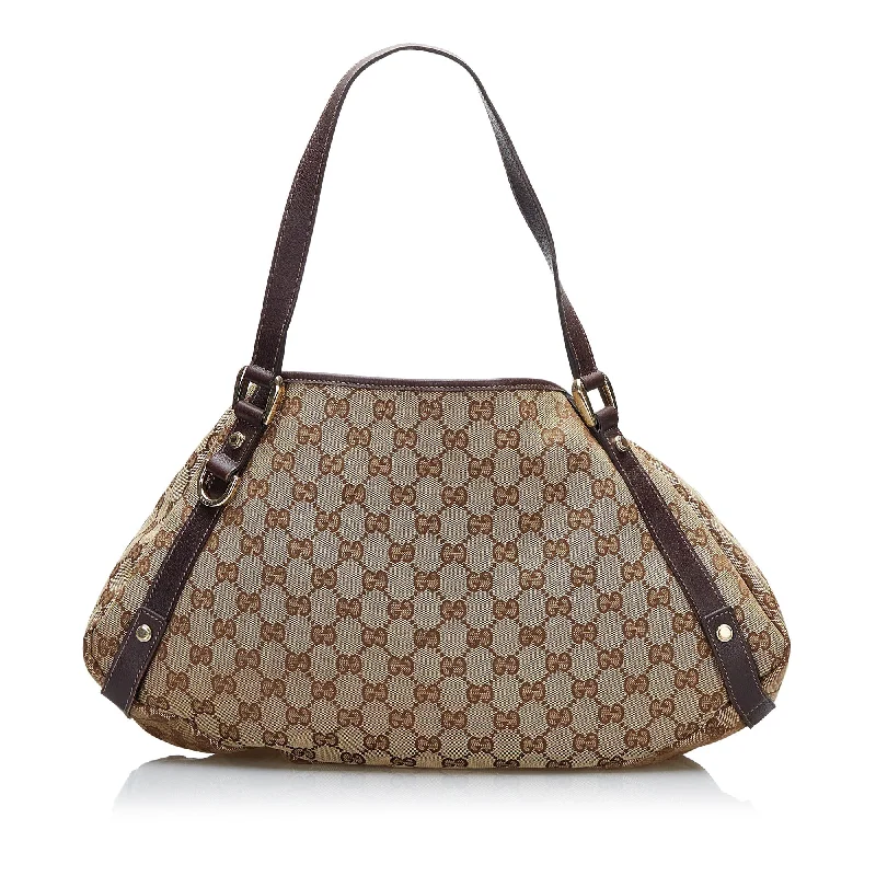 Women Gucci bags with a zip - around closure for securityGucci D-Ring Gg Canvas Pelham Shoulder Bag