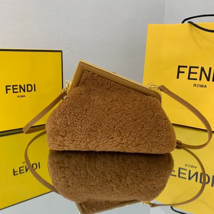 Fendi backpacks with a retractable handle for easy transportationFendi Luxury Bag - FED - 096