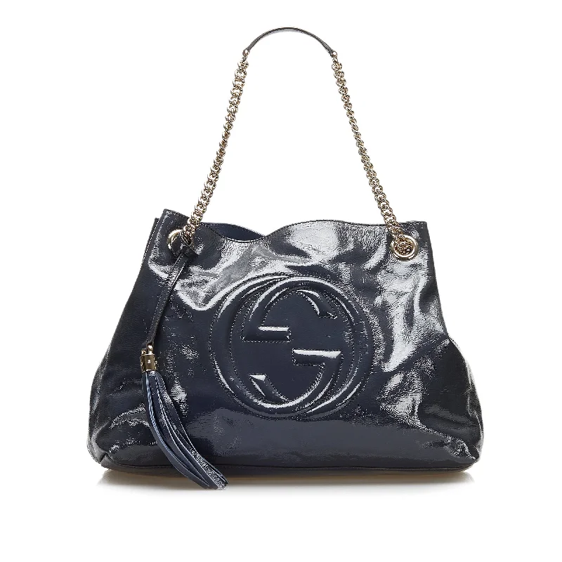 Gucci handbags for women with a beaded trimGucci Soho Chain Tote Bag