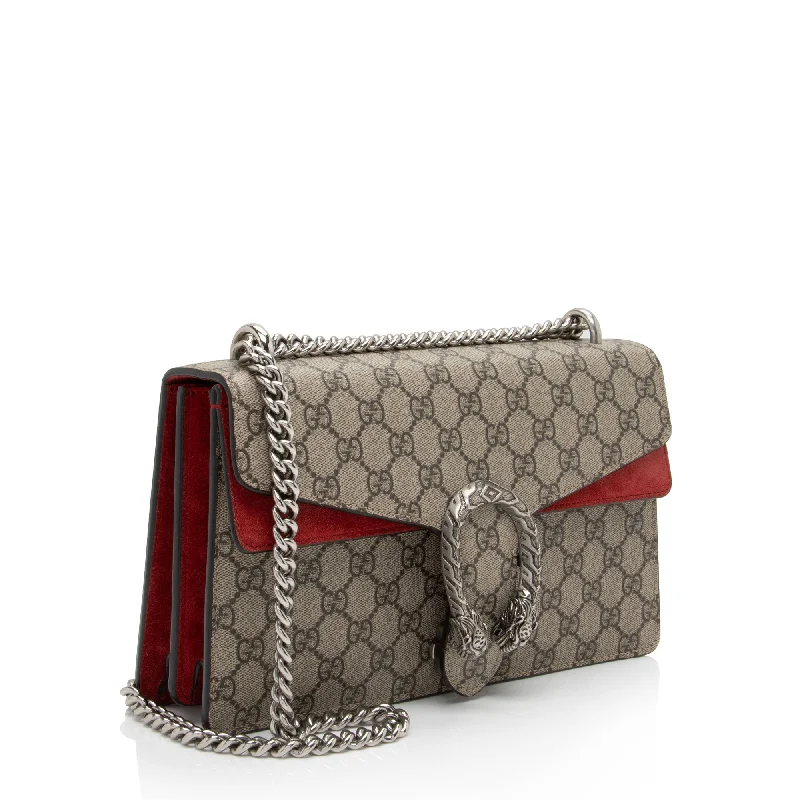 Women Gucci Sylvie bags with a detachable ribbon detailGucci GG Supreme Dionysus Small Shoulder Bag (uOVvgi)