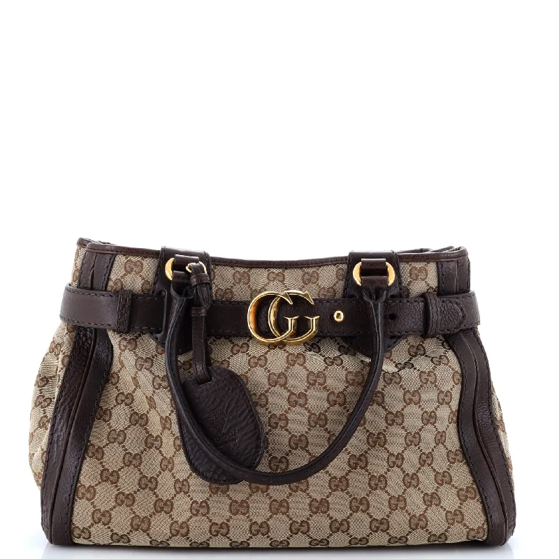 Gucci Marmont bags for women with gold - toned hardwareGG Running Tote GG Canvas Medium