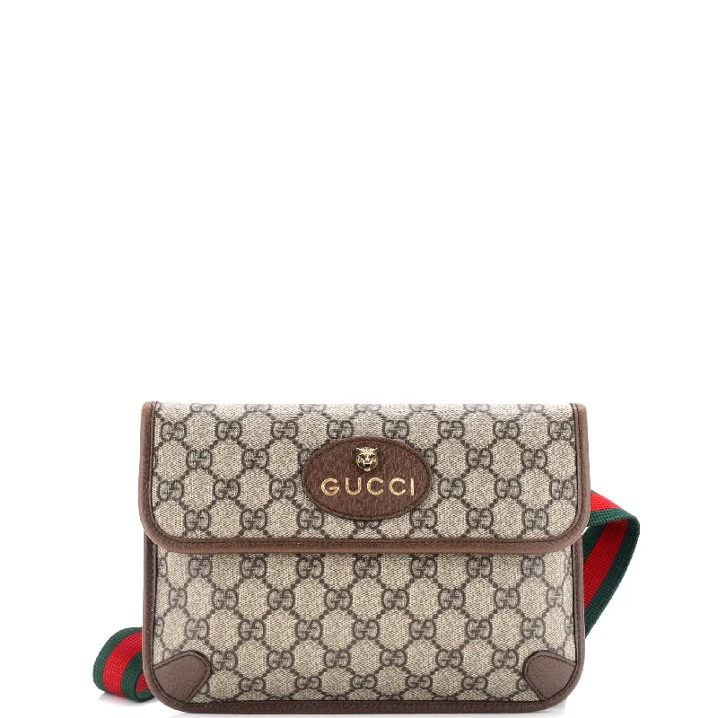 Gucci backpacks for women with a hidden back pocketNeo Vintage Flap Belt Bag GG Coated Canvas