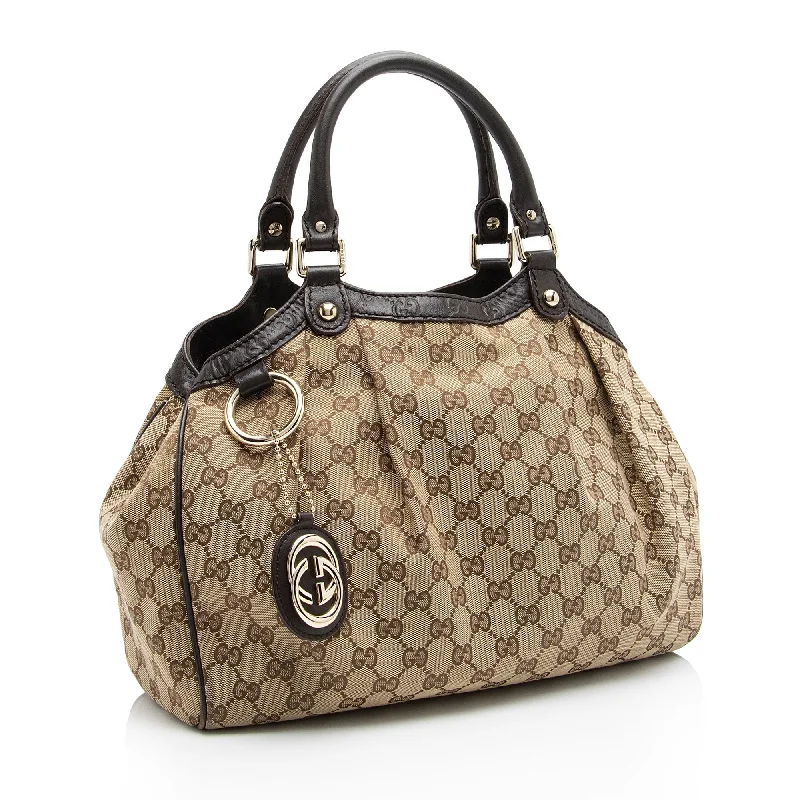 Gucci Marmont bags for women with gold - toned hardwareGucci GG Canvas Sukey Medium Tote (c4aPQz)