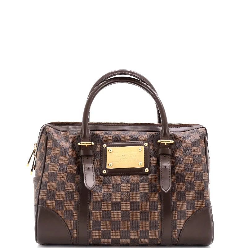 Louis Vuitton tote bags with a double - handle and shoulder - strap optionBerkeley Handbag Damier