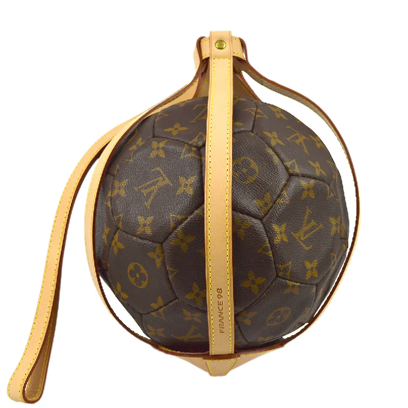 Louis Vuitton bags with a snap - button closure and a decorative charm for styleLouis Vuitton 1998 Soccer Ball Monogram 1998 World Cup Memory M99054