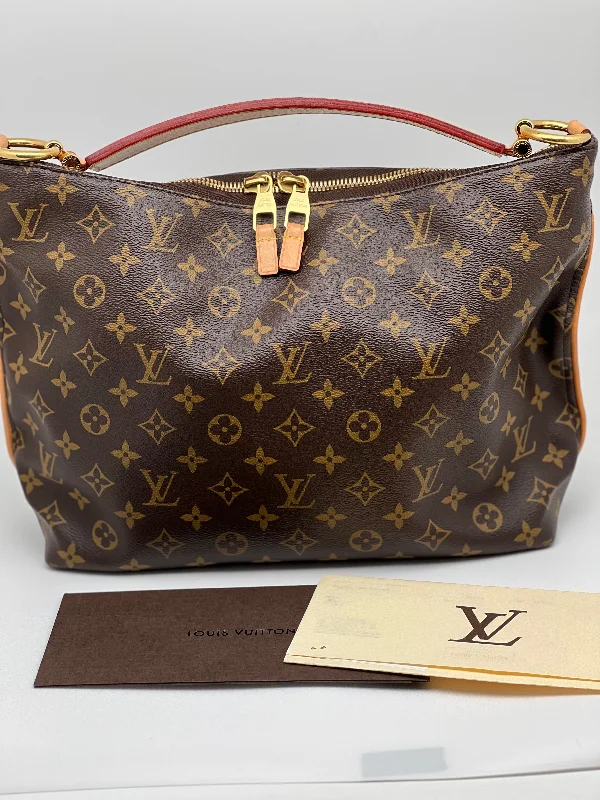 Louis Vuitton crossbody bags with a printed floral pattern for femininityLouis Vuitton - Sac Canvas Sully PM